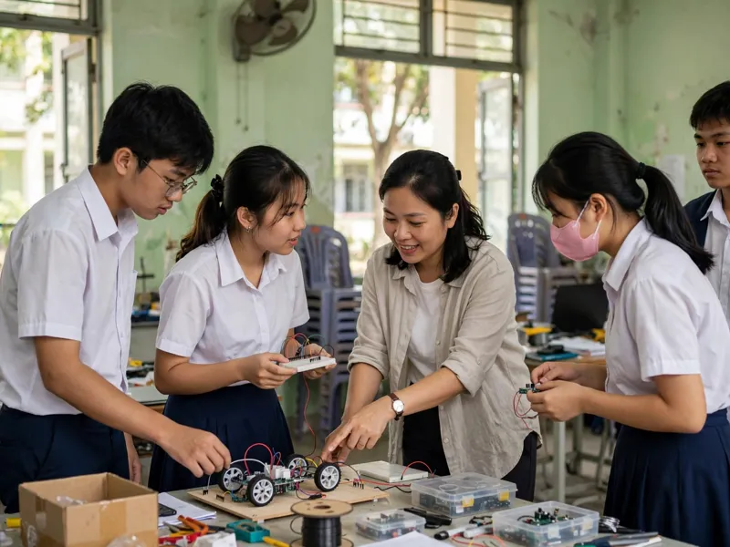 Ảnh minh hoạ: Ra mắt Câu lạc bộ STEM Giả Định, mở rộng sân chơi khoa học cho học sinh